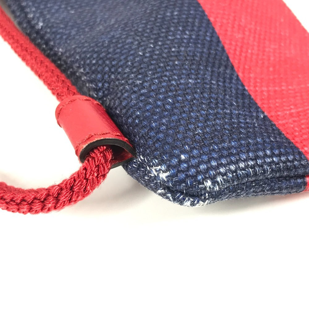 GUCCI 473872 トリコロール ドローストリング GG カバン バックパック ナップサック 2WAYバッグ ハンドバッグ トートバッグ リュックサック レザー/キャンバス ユニセックス レッド