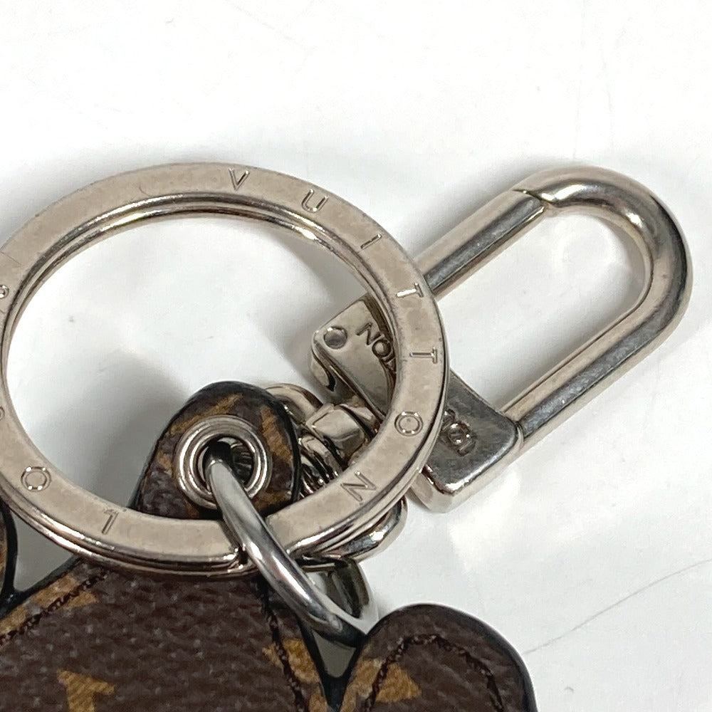 LOUIS VUITTON MP3221 NIGOコラボ モノグラム ポルト クレ・LV MADE タイガー バッグチャーム キーホルダー レザー メンズ イエロー