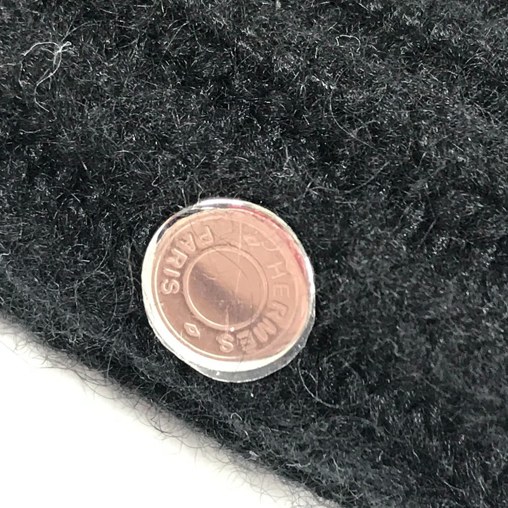 HERMES フィリパ フィンガーレス アクセサリー グローブ 手袋 カシミヤ レディース ブラック