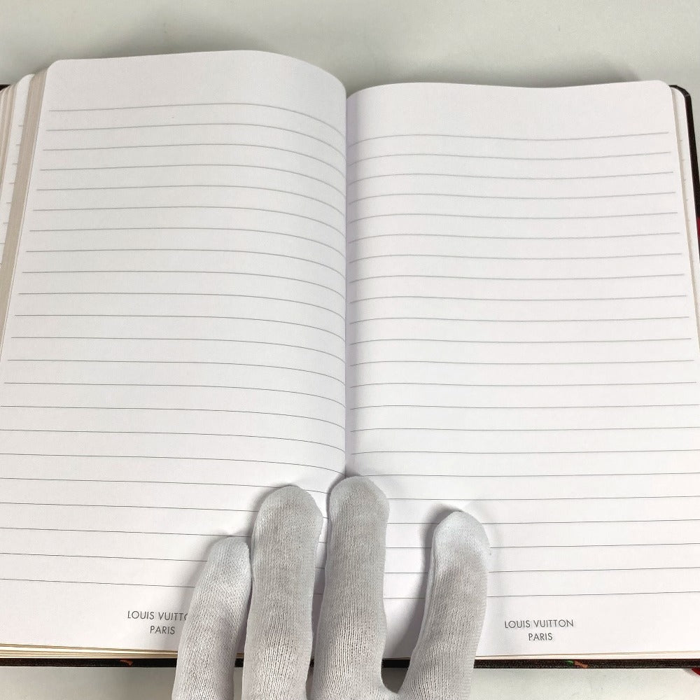 LOUIS VUITTON GI1371 LV×TM サクランボ ノートブック MM ジェーン チェリー メモ帳 ノート 村上隆 ノートブック 紙 レディース ブラウン