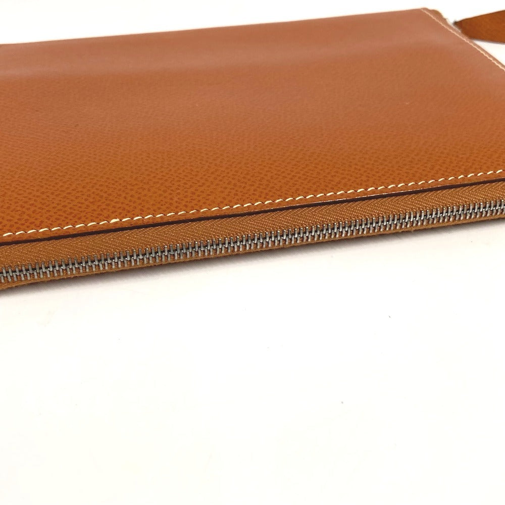 HERMES ラウンドファスナー トラベルケース アザップ コンバイン ロングウォレット 長財布 エプソン ユニセックス ゴールド