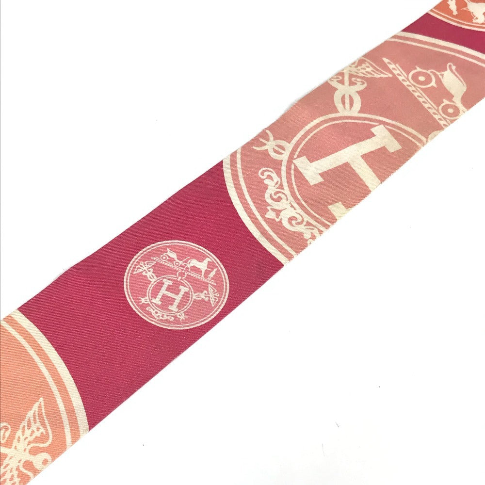 HERMES ツイリー ツィリー ツイリー スカーフ シルク レディース ピンク