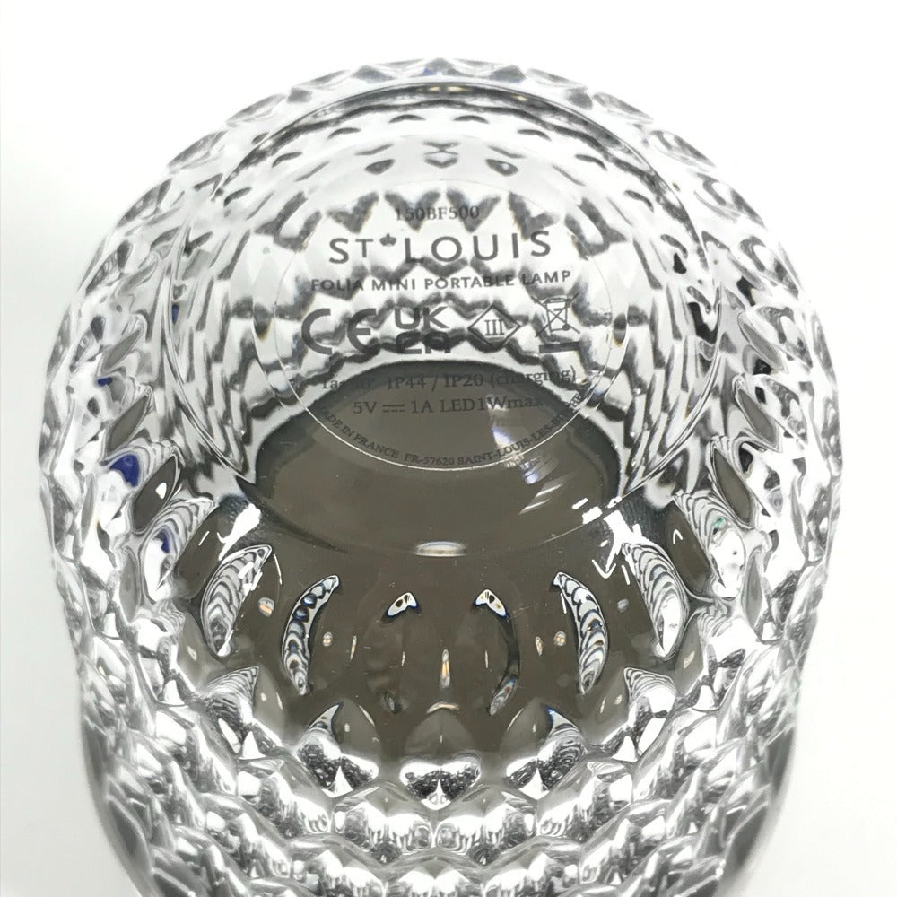 Saint Louis 150BF500 フォリア ミニポータブルランプ ランプ インテリア 照明 テーブル 卓上 スタンド 雑貨 アルミニウム ユニセックス シルバー