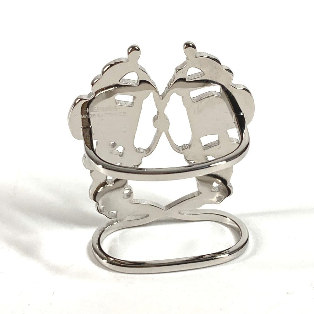 HERMES ブリッド・ドゥ・ガラ アクセサリー ファッション小物 スカーフリング メタル レディース シルバー