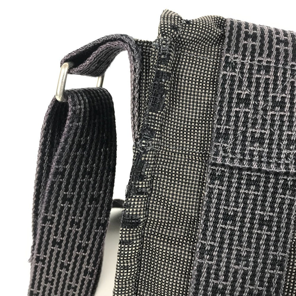 HERMES エールライン バサスPM バサス PM カバン 斜め掛け メッセンジャーバッグ ショルダーバッグ ポリアミド ユニセックス グレー