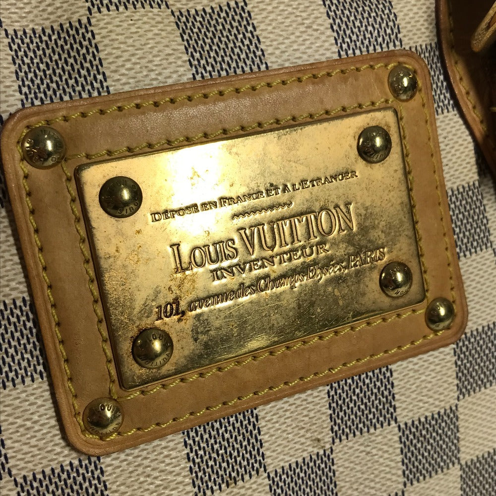 LOUIS VUITTON N52001 ダミエアズール バークレーPM バークレー PM カバン ミニボストンバッグ ハンドバッグ ダミエアズールキャンバス レディース ホワイト