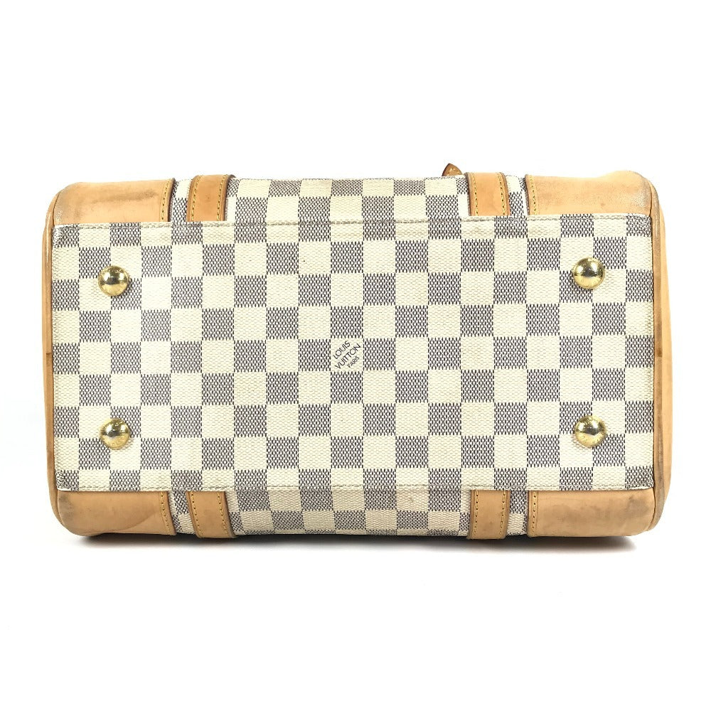 LOUIS VUITTON N52001 ダミエアズール バークレーPM バークレー PM カバン ミニボストンバッグ ハンドバッグ ダミエアズールキャンバス レディース ホワイト