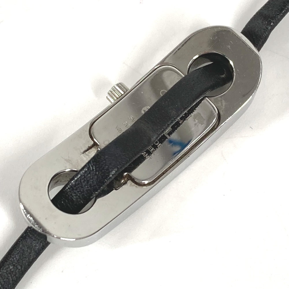 GUCCI 6100L ブレスウォッチ ロゴ 時計 ウォッチ 腕時計 SS レディース シルバー