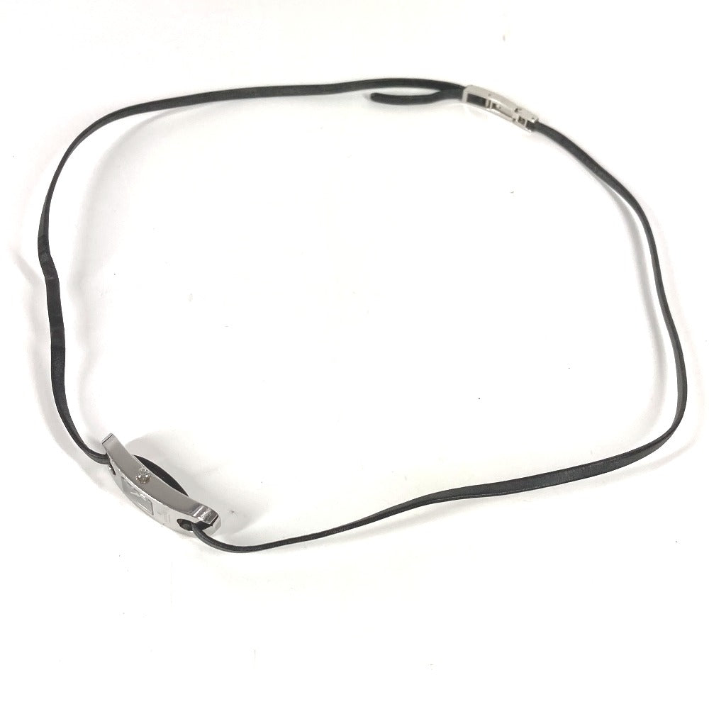 GUCCI 6100L ブレスウォッチ ロゴ 時計 ウォッチ 腕時計 SS レディース シルバー