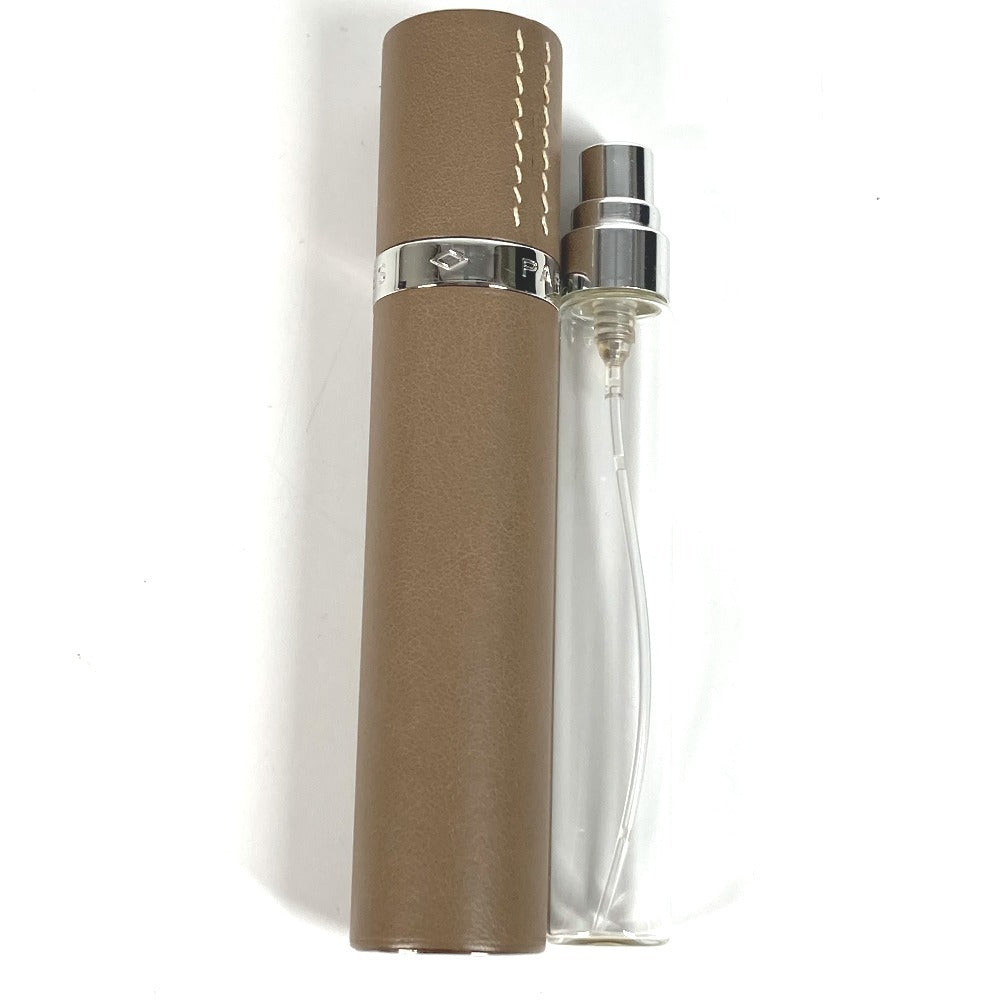 HERMES パフュームケース レフィラブル アトマイザー 香水ケース 香水入れ 小物入れ レザー ユニセックス エトゥープ グレー