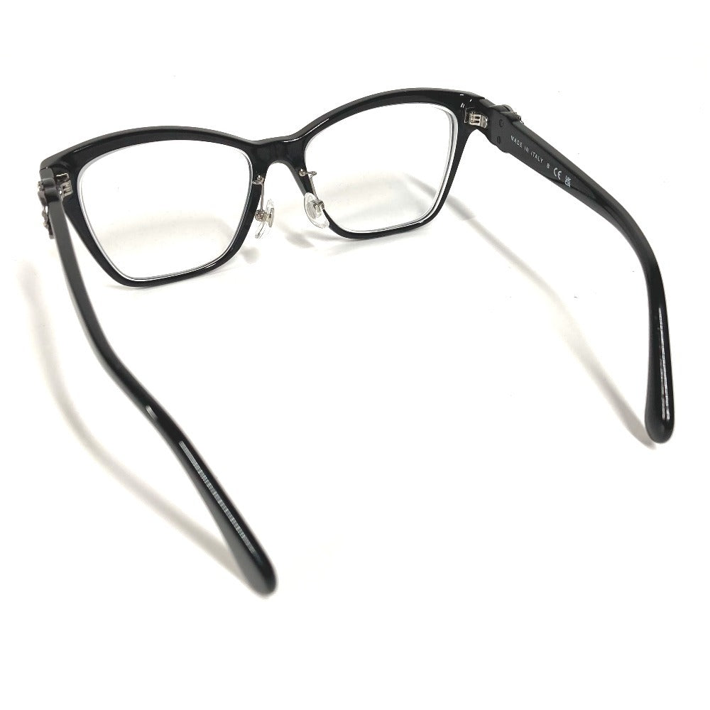 CHANEL 3420-Q-A CC ココマーク ロゴ ラインストーン チェーン めがね メガネ アイウェア 眼鏡 サングラス プラスチック レディース ブラック