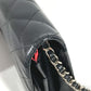 CHANEL A46646 カンボンライン CC ココマーク ロゴ チェーンウォレット カバン 長財布 斜め掛け チェーンバッグ ショルダーバッグ レザー レディース ブラック