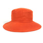 HERMES Hロゴ ハット帽 帽子 バケットハット ボブハット ハット ポリエステル ユニセックス オレンジ