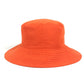 HERMES Hロゴ ハット帽 帽子 バケットハット ボブハット ハット ポリエステル ユニセックス オレンジ