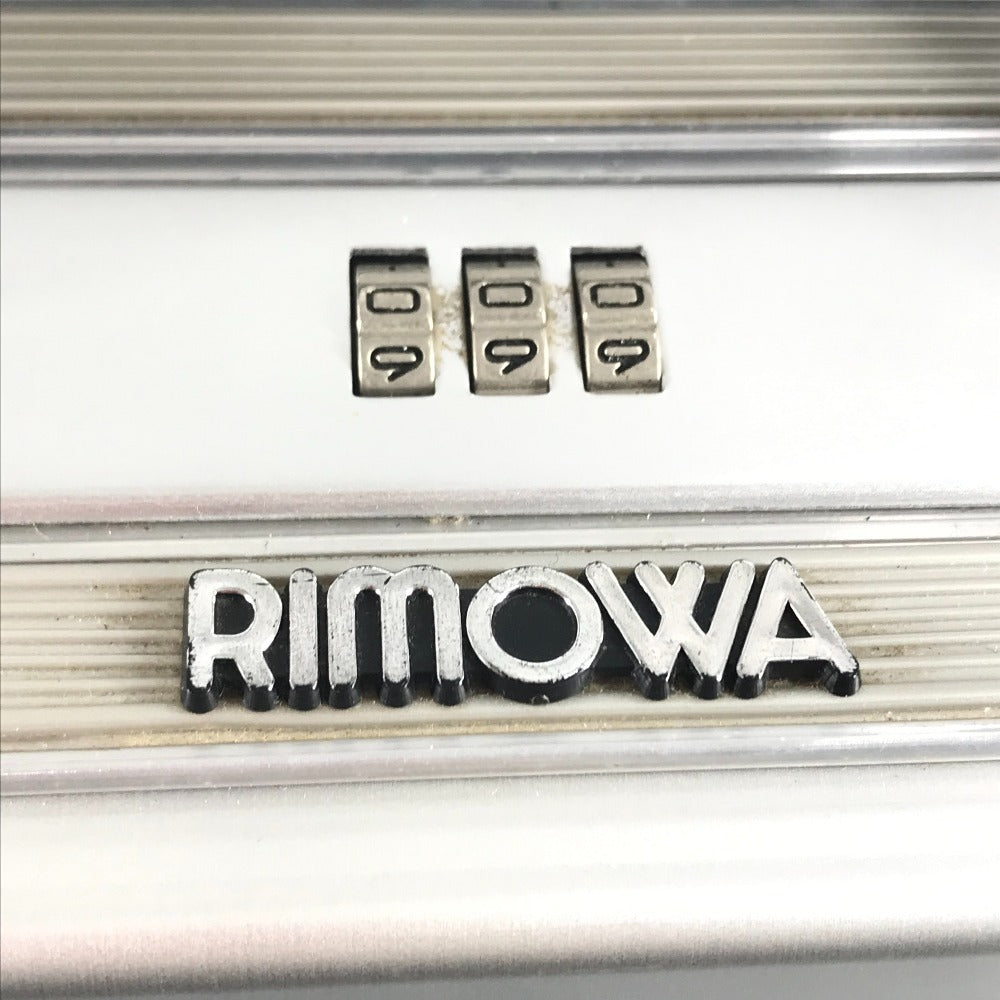 RIMOWA ビジネスバッグ ダイヤルロック式 カバン アタッシュケース ブリーフケース ハンドバッグ トランク ハンドバッグ アルミ メンズ シルバー