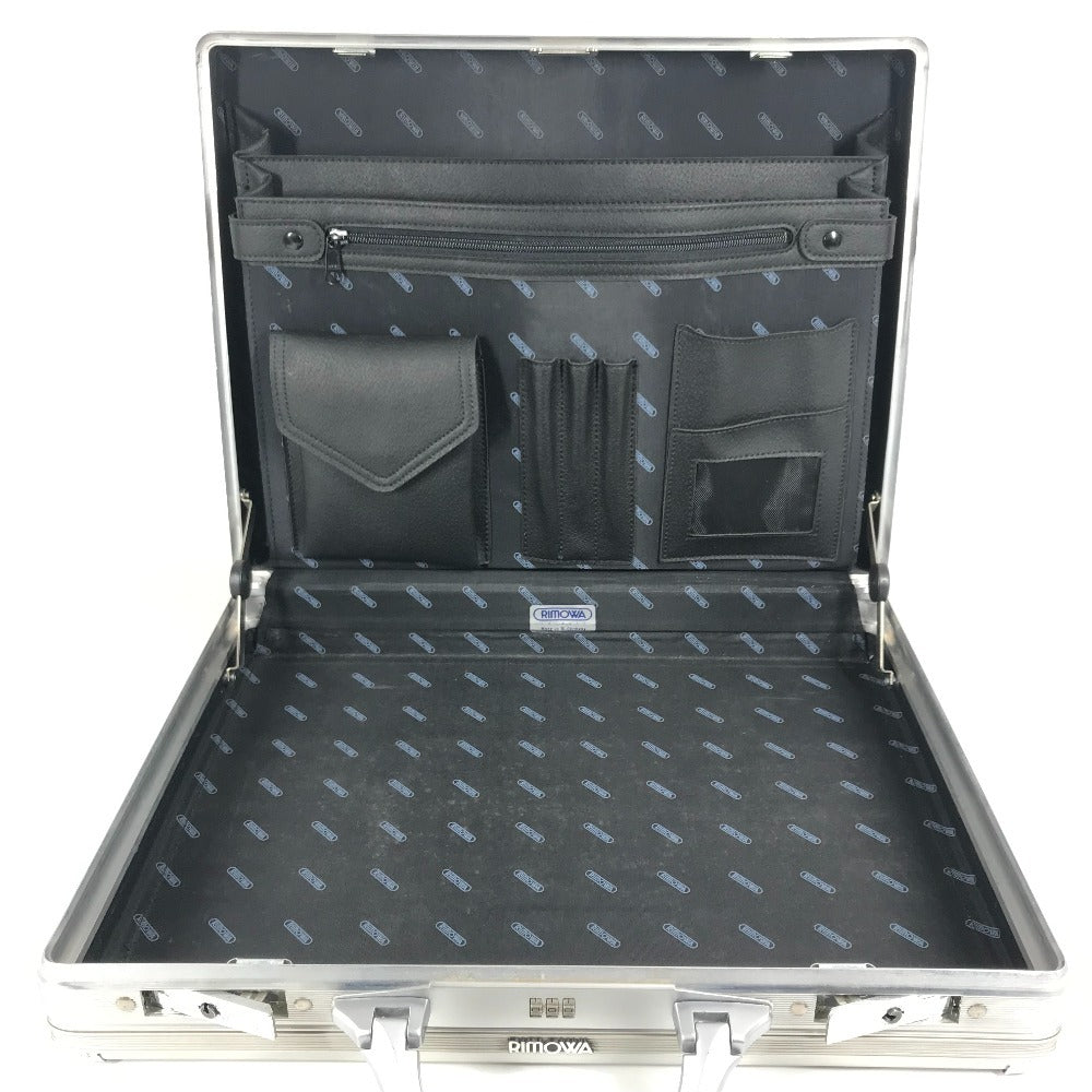 RIMOWA ビジネスバッグ ダイヤルロック式 カバン アタッシュケース ブリーフケース ハンドバッグ トランク ハンドバッグ アルミ メンズ シルバー