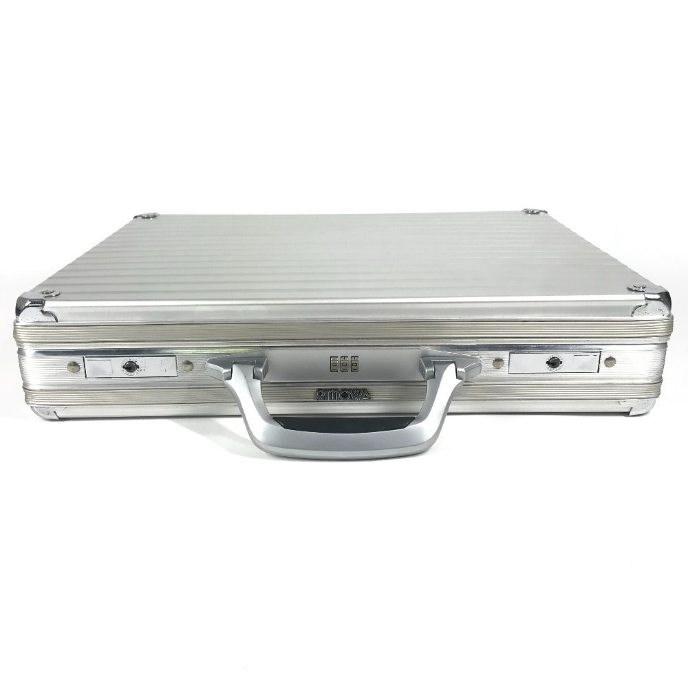 RIMOWA ビジネスバッグ ダイヤルロック式 カバン アタッシュケース ブリーフケース ハンドバッグ トランク ハンドバッグ アルミ メンズ シルバー