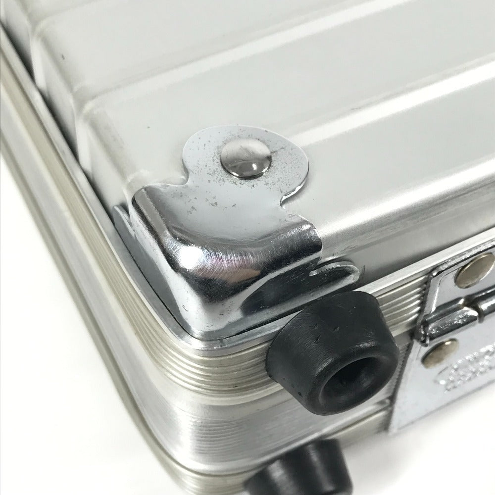 RIMOWA ビジネスバッグ ダイヤルロック式 カバン アタッシュケース ブリーフケース ハンドバッグ トランク ハンドバッグ アルミ メンズ シルバー
