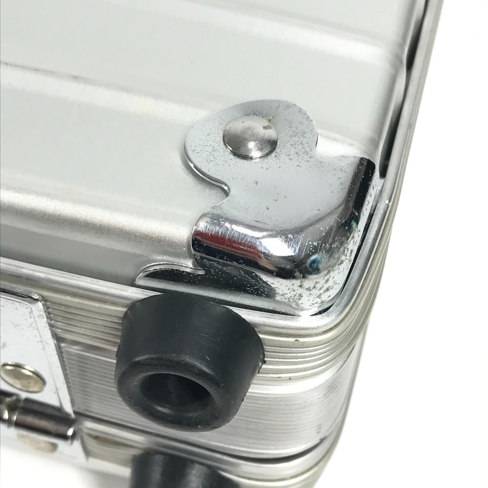 RIMOWA ビジネスバッグ ダイヤルロック式 カバン アタッシュケース ブリーフケース ハンドバッグ トランク ハンドバッグ アルミ メンズ シルバー
