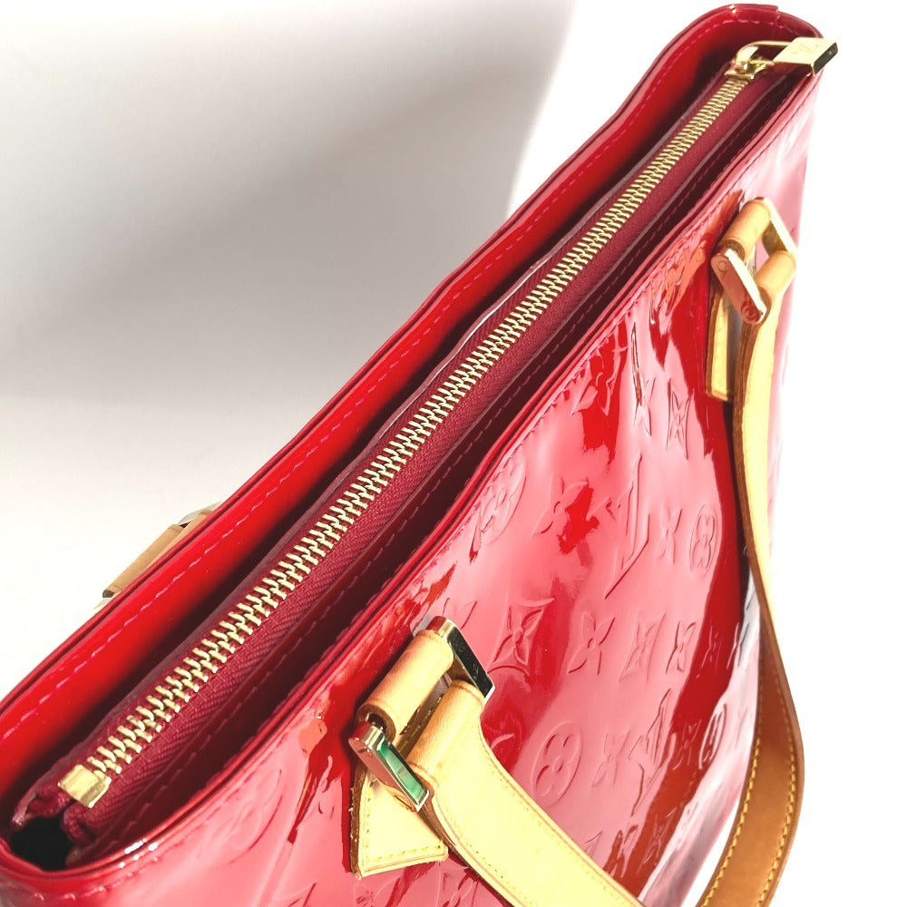 LOUIS VUITTON M91092 モノグラムヴェルニ ヒューストン トートバッグ 肩掛け カバン ショルダーバッグ モノグラムヴェルニキャンバス レディース ルージュ レッド
