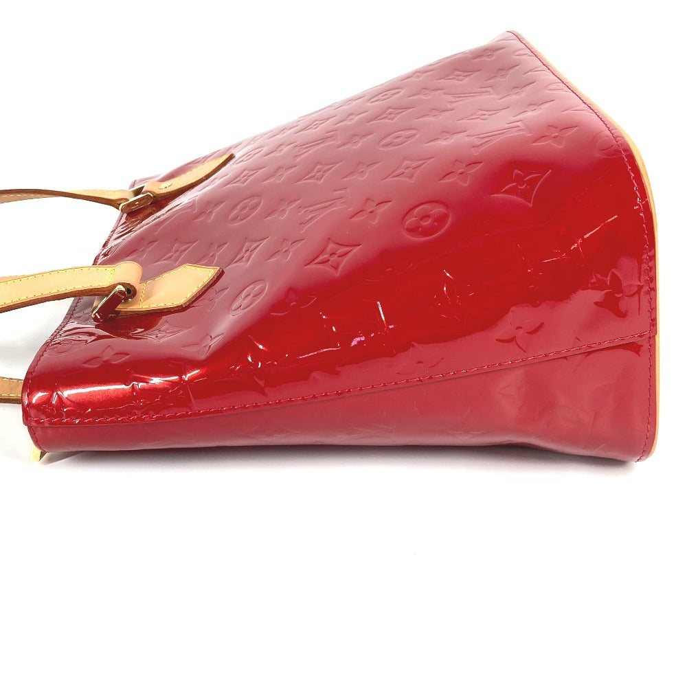 LOUIS VUITTON M91092 モノグラムヴェルニ ヒューストン トートバッグ 肩掛け カバン ショルダーバッグ モノグラムヴェルニキャンバス レディース ルージュ レッド