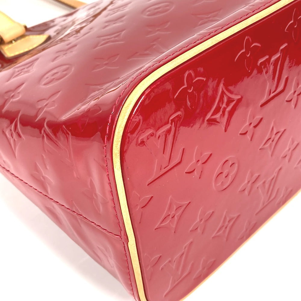 LOUIS VUITTON M91092 モノグラムヴェルニ ヒューストン トートバッグ 肩掛け カバン ショルダーバッグ モノグラムヴェルニキャンバス レディース ルージュ レッド