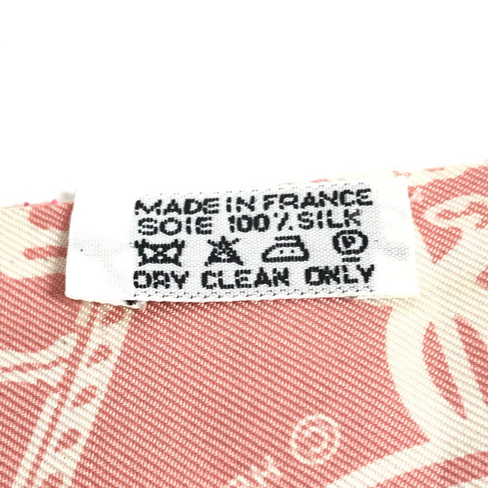 HERMES ツイリー ツィリー ツイリー スカーフ シルク レディース ピンク