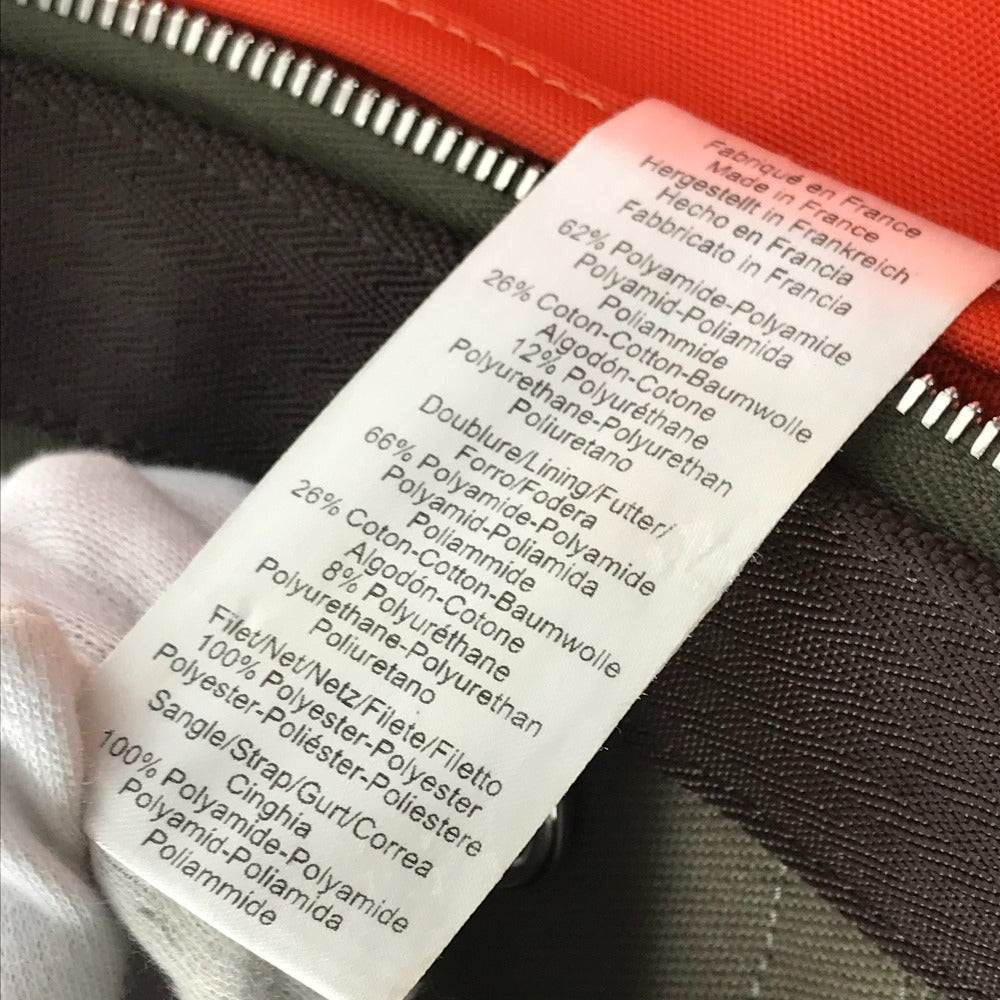 HERMES H068639CKAA 2WAYバッグ ハンドバッグ 斜め掛け 犬用キャリーバッグ 肩掛け カバン ボストンバッグ ペット 犬 ワンちゃん ショルダーバッグ ナイロン ユニセックス カーキ / フー カーキ