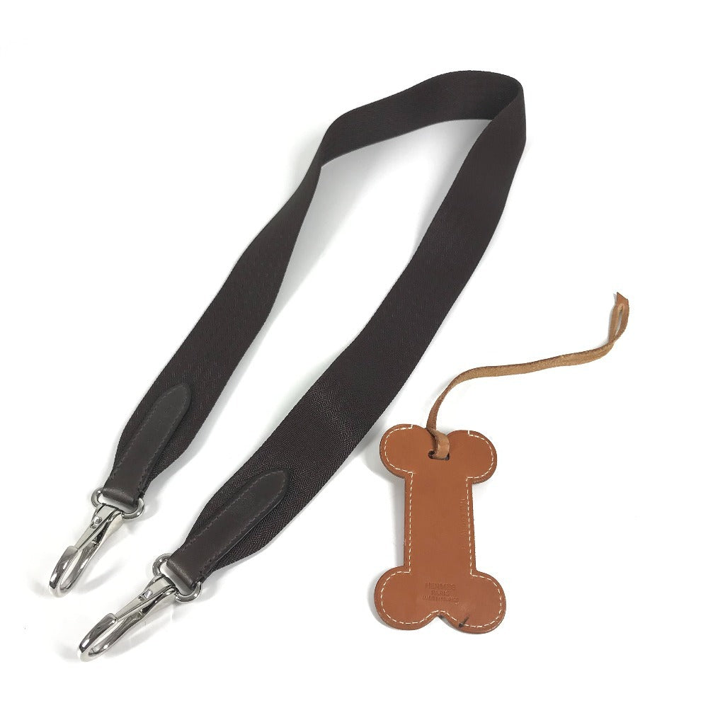 HERMES H068639CKAA 2WAYバッグ ハンドバッグ 斜め掛け 犬用キャリーバッグ 肩掛け カバン ボストンバッグ ペット 犬 ワンちゃん ショルダーバッグ ナイロン ユニセックス カーキ / フー カーキ