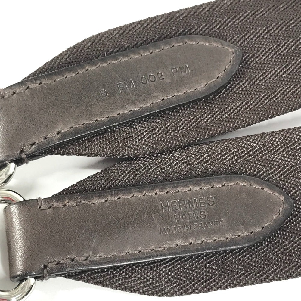 HERMES H068639CKAA 2WAYバッグ ハンドバッグ 斜め掛け 犬用キャリーバッグ 肩掛け カバン ボストンバッグ ペット 犬 ワンちゃん ショルダーバッグ ナイロン ユニセックス カーキ / フー カーキ