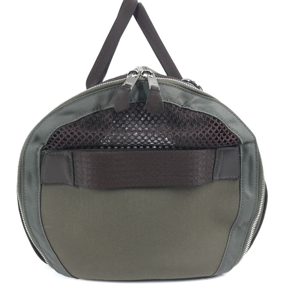 HERMES H068639CKAA 2WAYバッグ ハンドバッグ 斜め掛け 犬用キャリーバッグ 肩掛け カバン ボストンバッグ ペット 犬 ワンちゃん ショルダーバッグ ナイロン ユニセックス カーキ / フー カーキ