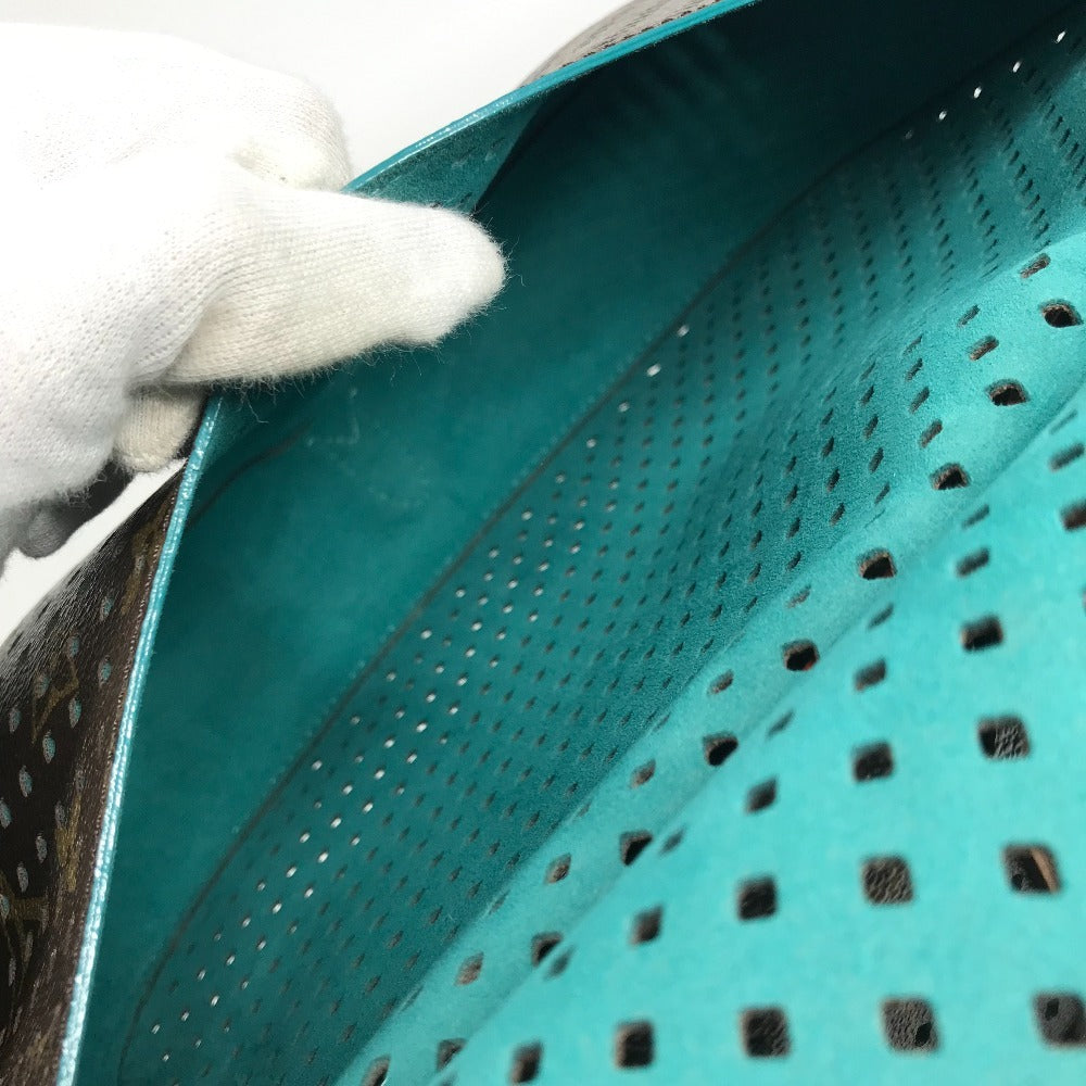 LOUIS VUITTON M93998 モノグラムペルフォ フローレソミュール カバン 斜め掛け フラップ パンチング ショルダーバッグ モノグラムキャンバス ユニセックス テュルコワーズ ブルー