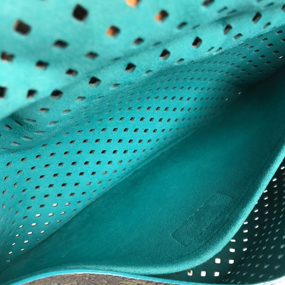 LOUIS VUITTON M93998 モノグラムペルフォ フローレソミュール カバン 斜め掛け フラップ パンチング ショルダーバッグ モノグラムキャンバス ユニセックス テュルコワーズ ブルー