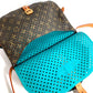 LOUIS VUITTON M93998 モノグラムペルフォ フローレソミュール カバン 斜め掛け フラップ パンチング ショルダーバッグ モノグラムキャンバス ユニセックス テュルコワーズ ブルー