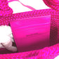 BALENCIAGA 695612 2WAYバッグ トートバッグ IBIZA イビザ スモール バスケット カバン ショルダーバッグ 斜め掛け ハンドバッグ ナイロン レディース ピンク