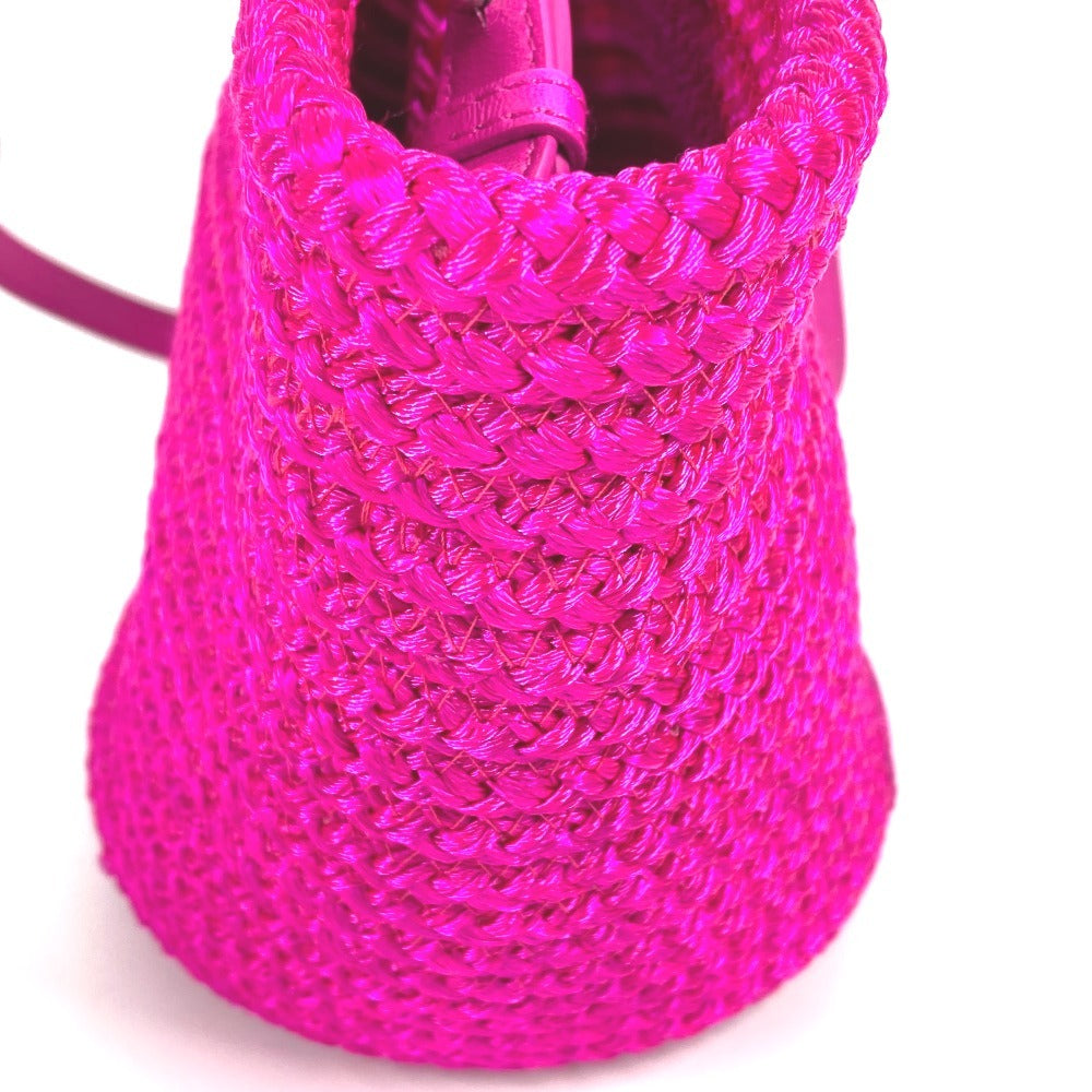 BALENCIAGA 695612 2WAYバッグ トートバッグ IBIZA イビザ スモール バスケット カバン ショルダーバッグ 斜め掛け ハンドバッグ ナイロン レディース ピンク