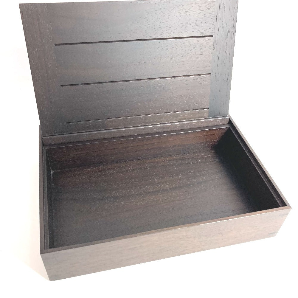 HERMES ジュエリーケース ジュエリーボックス プレイヤード 木箱 Hロゴ アクセサリー インテリア ポーチ 小物入れ レザー/ウッド ユニセックス オレンジ