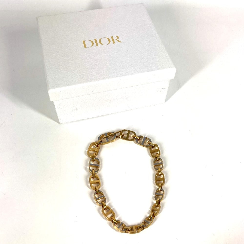 Dior アクセサリー CDロゴ ネックレス メタル ユニセックス ゴールド