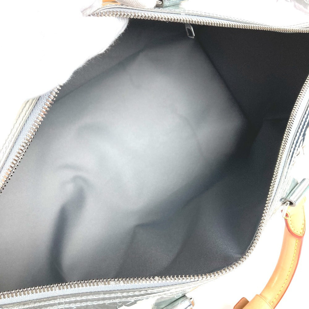LOUIS VUITTON M45886 モノグラムミラー キーポルバンドリエール50 旅行バッグ ハンドバッグ トラベルバッグ ボストンバッグ レザー ユニセックス シルバー
