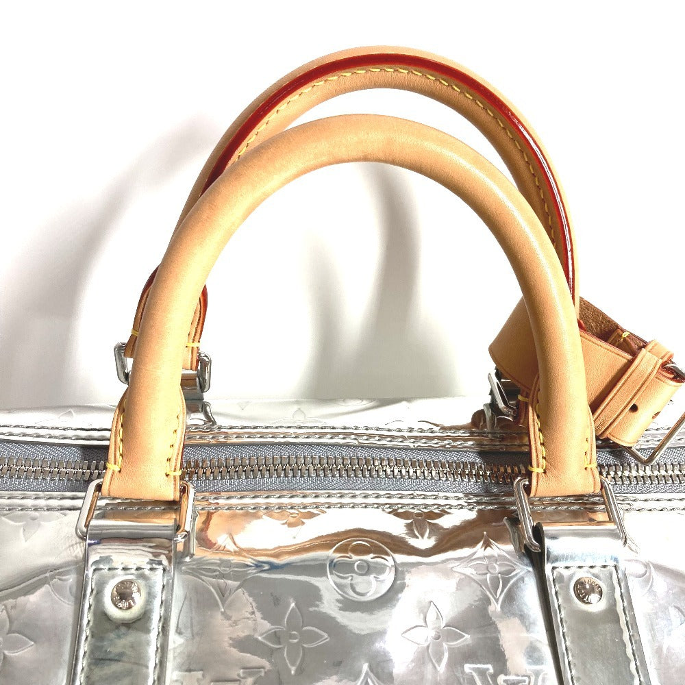 LOUIS VUITTON M45886 モノグラムミラー キーポルバンドリエール50 旅行バッグ ハンドバッグ トラベルバッグ ボストンバッグ レザー ユニセックス シルバー