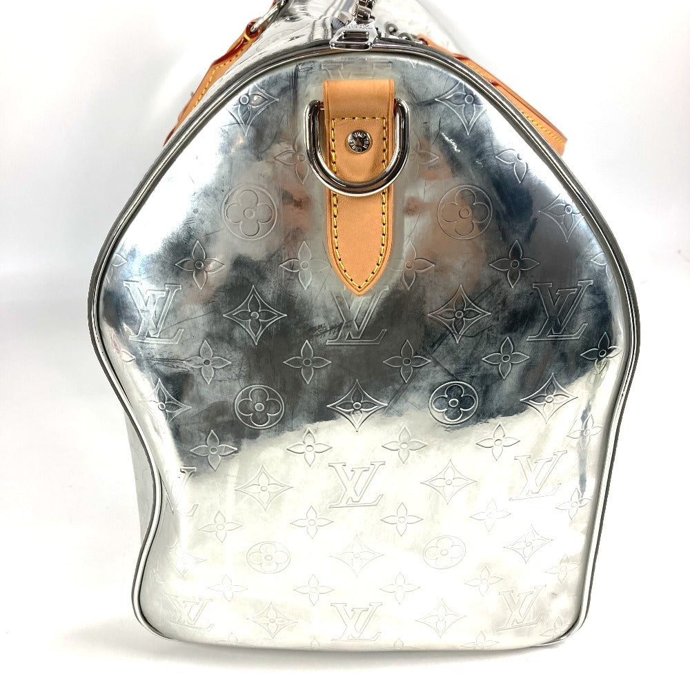LOUIS VUITTON M45886 モノグラムミラー キーポルバンドリエール50 旅行バッグ ハンドバッグ トラベルバッグ ボストンバッグ レザー ユニセックス シルバー