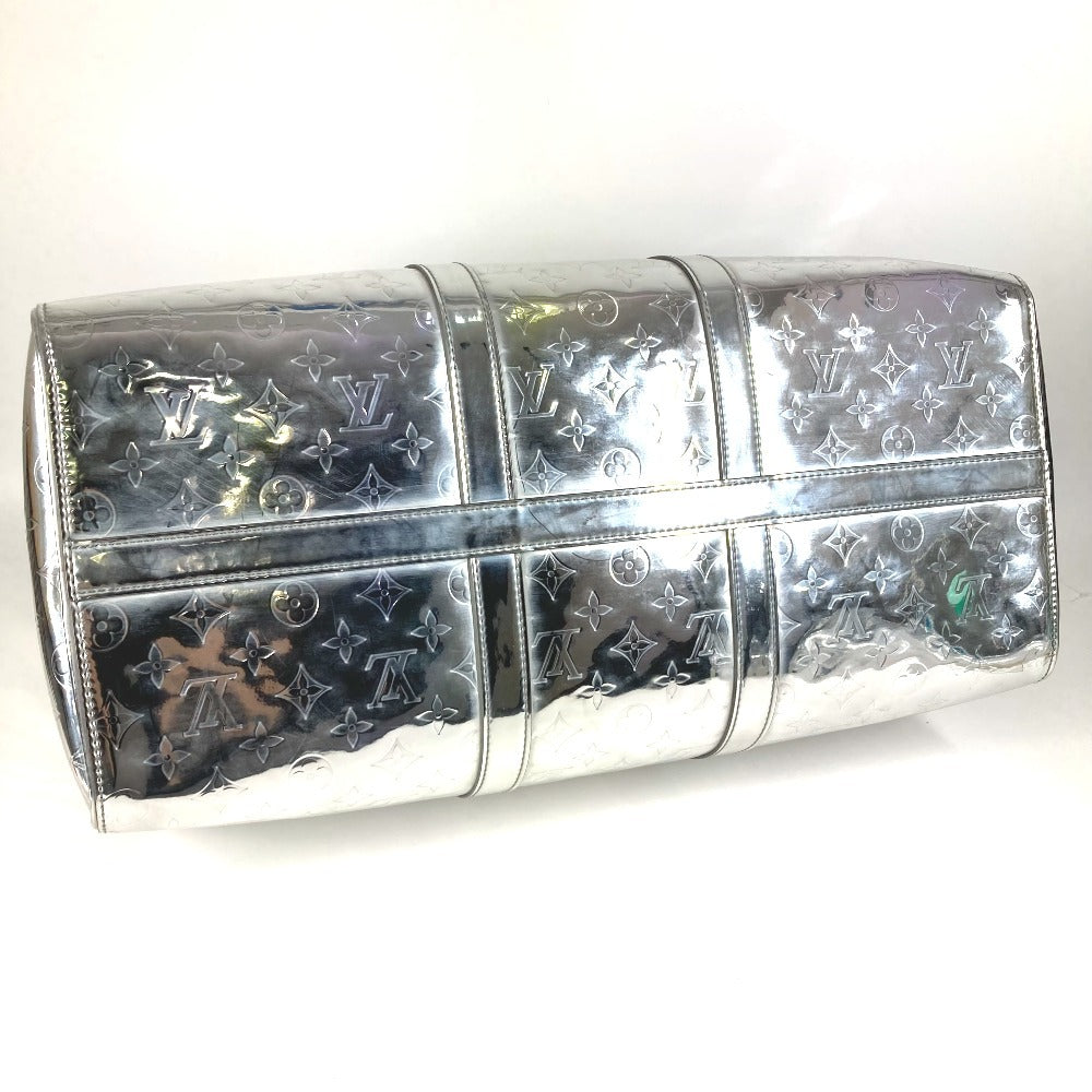 LOUIS VUITTON M45886 モノグラムミラー キーポルバンドリエール50 旅行バッグ ハンドバッグ トラベルバッグ ボストンバッグ レザー ユニセックス シルバー