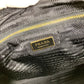 PRADA 1BB01 2WAYバッグ ハンドバッグ トートバッグ トライアングルロゴ 三角ロゴ プレート カバン 斜め掛け ショルダーバッグ レザー/ナイロン ユニセックス ブラック