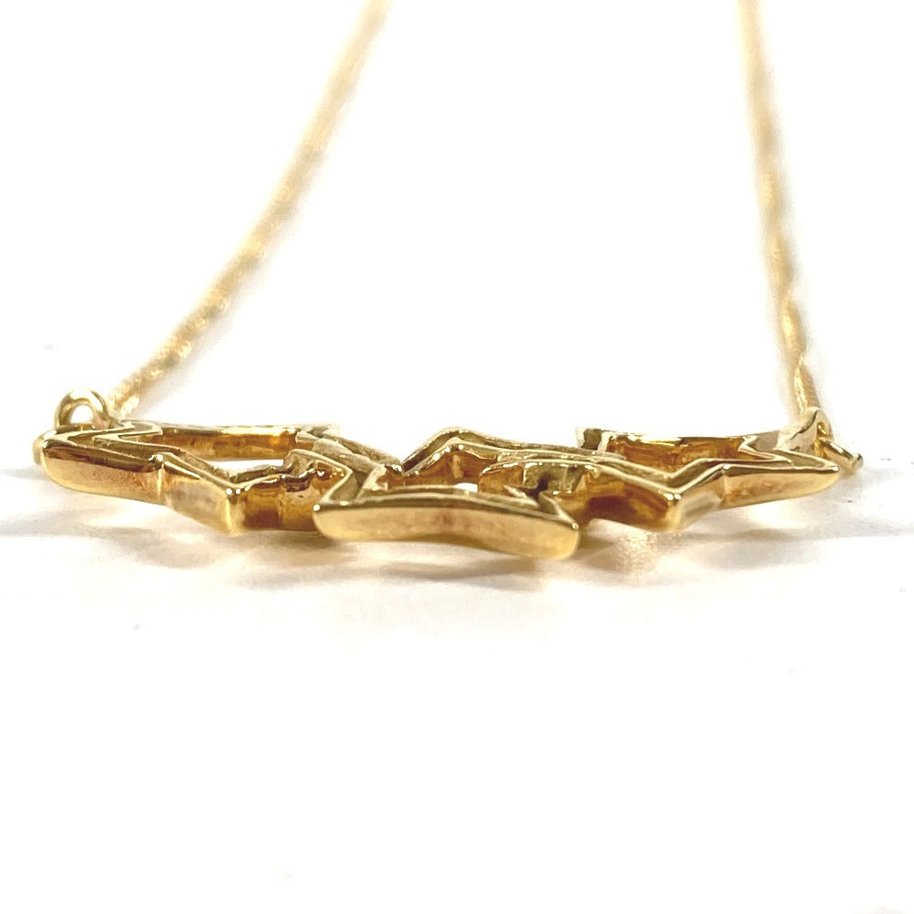 TIFFANY&Co. トリプルスター 星 チェーンネックレス アクセサリー 金 K18 ネックレス Au750 レディース ゴールド