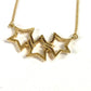 TIFFANY&Co. トリプルスター 星 チェーンネックレス アクセサリー 金 K18 ネックレス Au750 レディース ゴールド