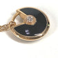 CARTIER アミュレット ドゥ カルティエ 1Pダイヤ XS チェーンネックレス アクセサリー 金 K18 ネックレス Au750 レディース ゴールド