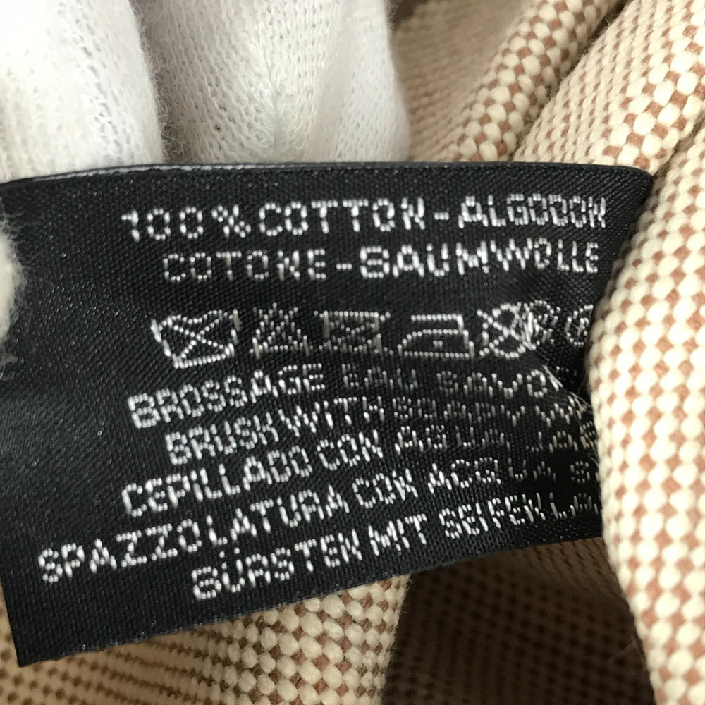 HERMES トートバッグ ポーチ付き セバスドプラージュ ロゴ 肩掛け カバン ボストンバッグ ショルダーバッグ コットン ユニセックス マルチカラー