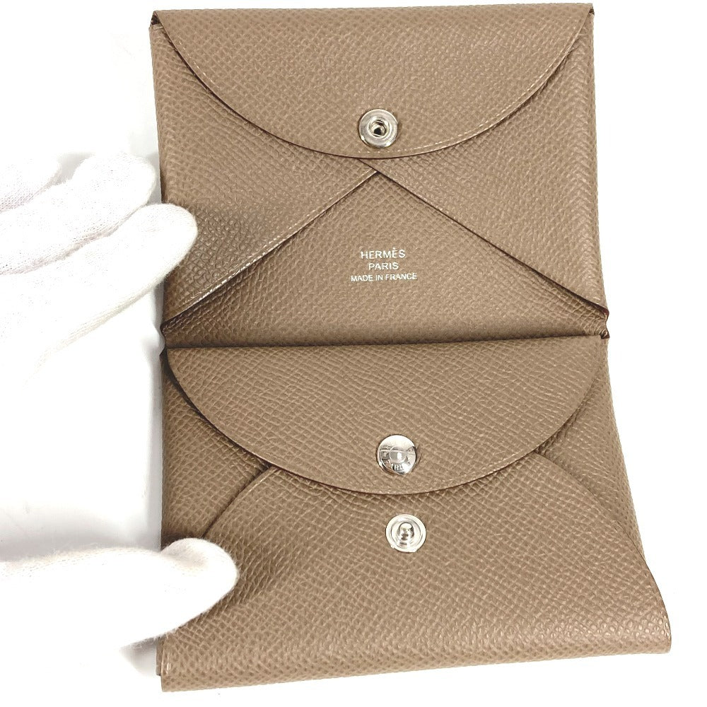 HERMES 2つ折り カルヴィデュオ カルヴィ デュオ カードケース 小銭