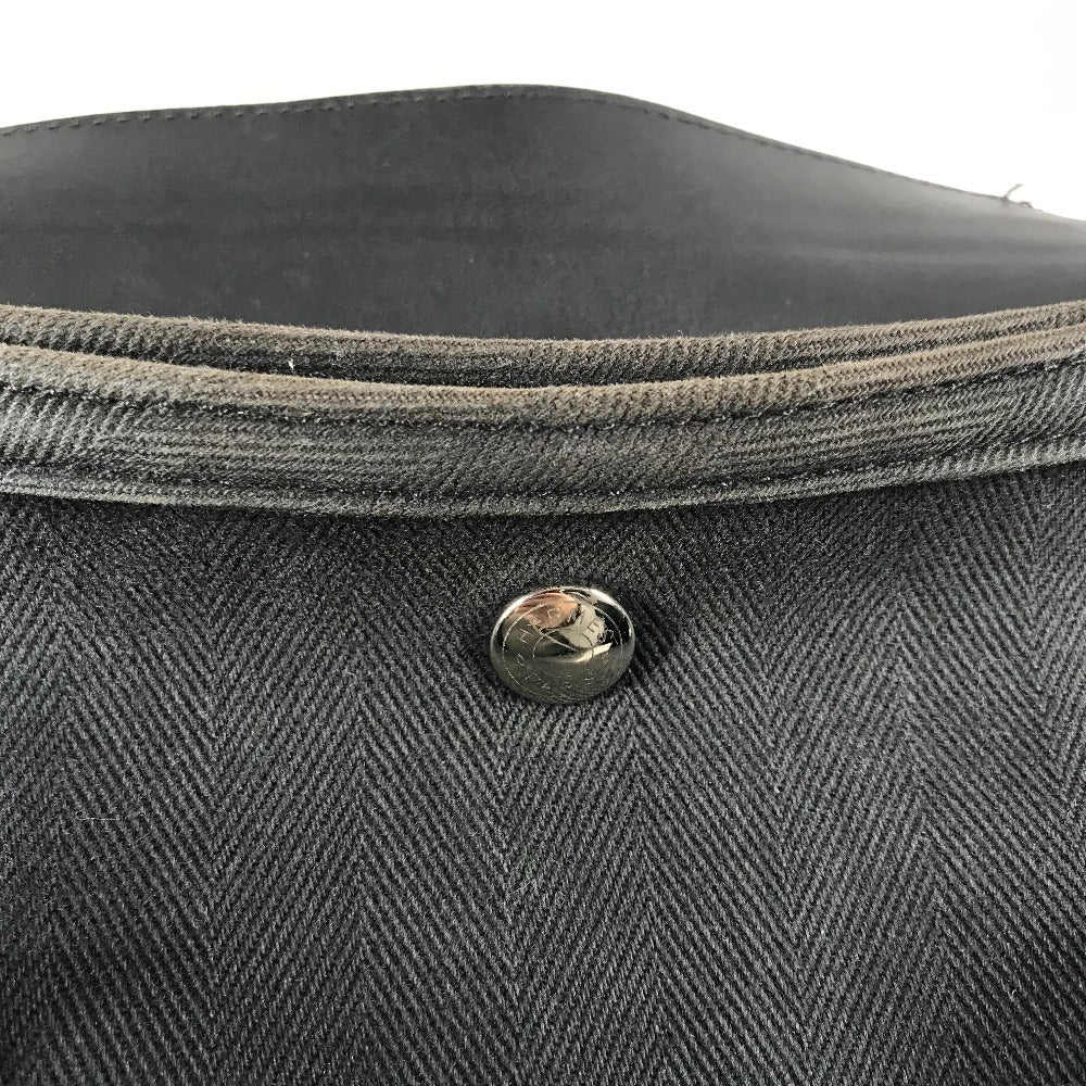 HERMES ヴァルパライソMM ヴァルパライソ MM カバン ミニボストンバッグ トートバッグ ハンドバッグ コットン ユニセックス ブラック