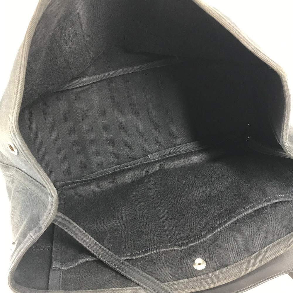 HERMES ヴァルパライソMM ヴァルパライソ MM カバン ミニボストンバッグ トートバッグ ハンドバッグ コットン ユニセックス ブラック